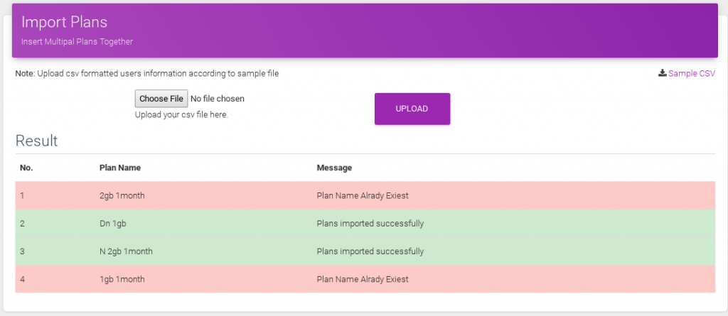 Import a Multiple Plans