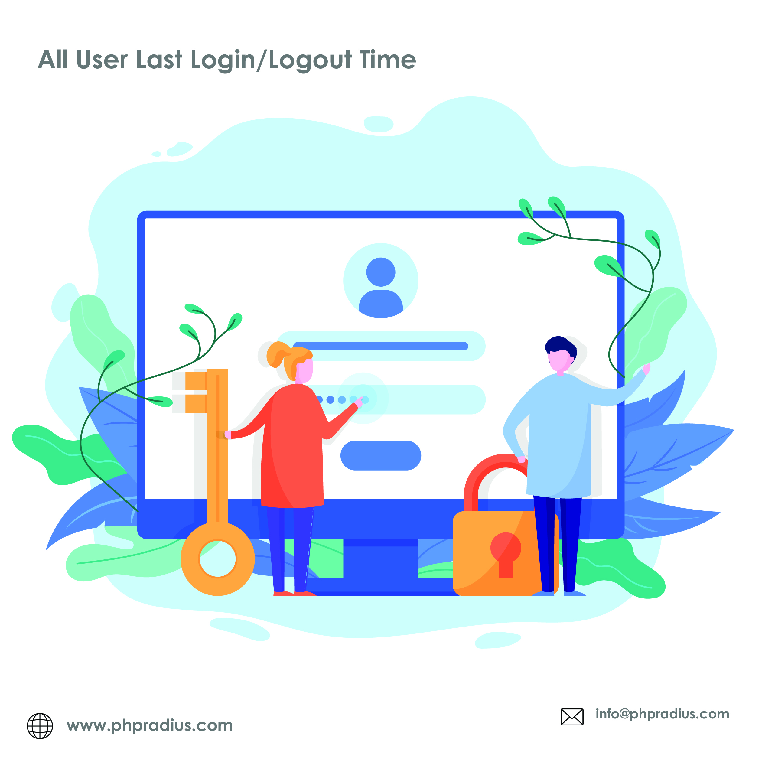 How to show user last Login / Logout Time